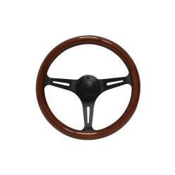 Steering wheel 350mm Wood Black