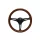 Steering wheel 350mm Wood Black