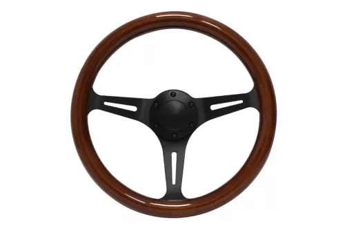 Steering wheel 350mm Wood Black