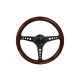 Steering wheel 350mm Wood Black