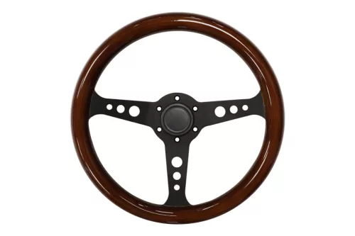 Steering wheel 350mm Wood Black