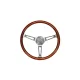 Steering wheel 380mm Wood