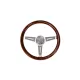 Steering wheel 380mm Wood