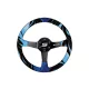 Steering wheel SLIDE 350mm offset:90mm Wood Hydrographics