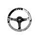 Steering wheel SLIDE 350mm offset:90mm Wood Hydrographics