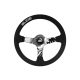 Steering wheel SLIDE 350mm offset:90mm Suede Hydrographics