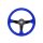 Steering wheel SLIDE 350mm offset:90mm Suede Blue