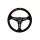 Steering wheel SLIDE 330mm offset:45mm Suede Red