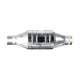 Stainless Steel Universal Catalyst with Metal Insert , FI 50, 0.7-1.9L, EURO 2, 100 CPSI