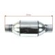 Sport catalytic converter FI 60 2-3L EURO 2 100 CPSI