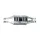 Stainless Steel Universal Catalyst with Metal Insert , FI 60, 0.7-1.9L, EURO 4, 200 CPSI