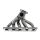 Exhaust manifold Audi 20V Turbo 2,2L S2, S4 K26