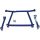 Strut Bar Mitsubishi Lancer Evo 01-07 BLUE Pro
