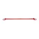 Rear upper strut bar Honda Civic V VI CRX Del Sol Red