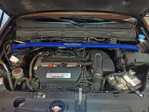 Front upper strut bar Honda CR-V 2 II White