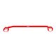 Front upper strut bar Mercedes W124 Red