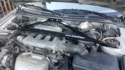 Front upper strut bar Toyota Celica 6 3 punktowa White