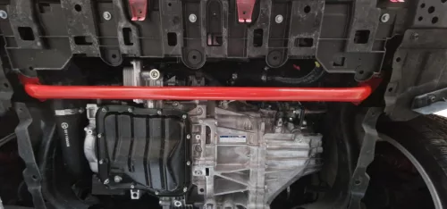 Front lower strut bar Toyota GR Yaris GR Four pas Red