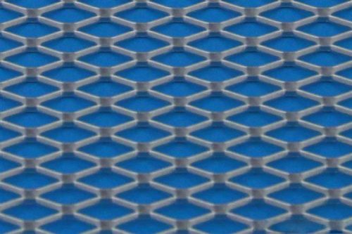 ALU mesh grill Diamond Silver 120x20cm 12x7mm