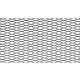 ALU mesh grill Diamond Honey Comb Black 100*33cm 16*12mm