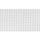 ALU mesh grill Diamond Black 100*33cm 16*12mm