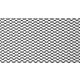 ALU mesh grill Diamond Black 100*33cm 16*8mm