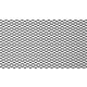 ALU mesh grill Diamond Black 100*33cm 12*6mm