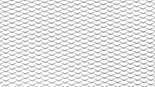ALU mesh grill Honey Comb Silver 100*33cm 20*8mm