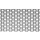 ABS mesh grill Honey Comb Black 120*40cm 32x13mm