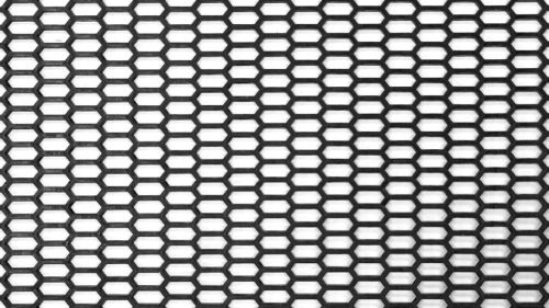 ABS mesh grill Honey Comb Black 120*40cm 20x8mm