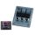 Switch Panel ALU, ON-OFFx3, BA 1x5A 1x10A 1x15A IP68