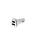 Car Charger 12-24V 2xUSB 2.4A White Type 1