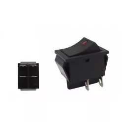 Rocker switch led 4 PIN red