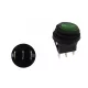 Switch Round ON-OFF 3PIN Green