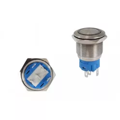 Switch 304SS 10A 19mm ON-OFF Red