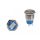 Switch 304SS 19mm ON-OFF Blue