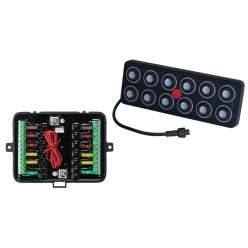 Set of 12 switches with circuit controller
