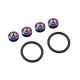 Bumper Trunk Fasteners Quick Release SLIDE - NeoChrome