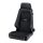 Racing Seat Recaro Specialist M (LX/W) Dinamica Black / Artificial leather Black