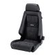 Racing Seat Recaro Specialist M (LX/W) Artista Black / Artificial leather Black