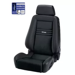   Racing Seat Recaro Ergomed ES - SAB Clima Dinamica Black / Leather Black