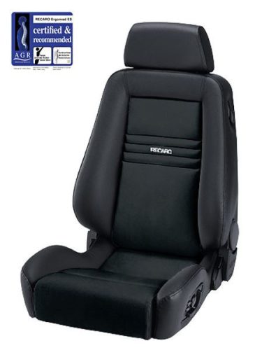 Racing Seat Recaro Ergomed ES - SAB Clima Dinamica Black / Leather Black