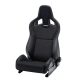 Racing Seat Recaro Sportster CS with heating Artificial leather Black / Dinamica Black