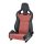 Racing Seat Recaro Sportster CS SAB with heating Artificial leather Black / Dinamica Red