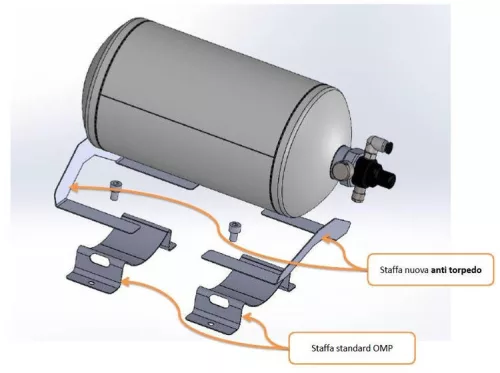 Adapter "Anti-torpedo" for extinguisher system OMP