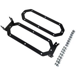   Universal bulkhead radiator mount TurboWorks 13-row 260x100x50 AN10 Black RS-Ultimate