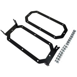   Universal bulkhead radiator mount TurboWorks 9-row 260x70x50 AN10 Black RS-Ultimate