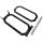 Universal bulkhead radiator mount TurboWorks 9-row 260x70x50 AN10 Black RS-Ultimate