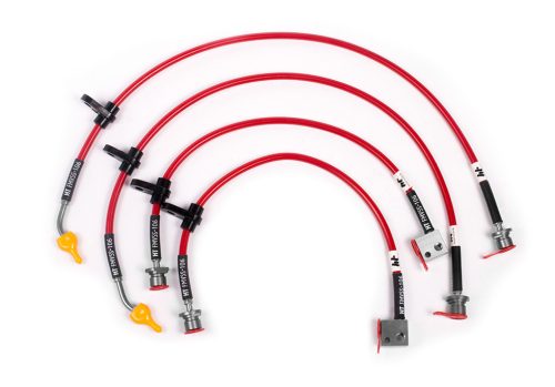 Honda Civic Type R FK8 2.0 Turbo Brake Lines-Colour Solid Black Colour Solid Blue Colour Solid Green Colour Solid Orange Colour Solid Red Colour Transparent Plain Colour Solid Yellow Colour Transparent Blue Colour Transparent Purple Colour Transparent Red
