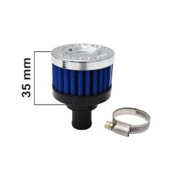 Simota Crankcase Breather Filter 20mm Blue